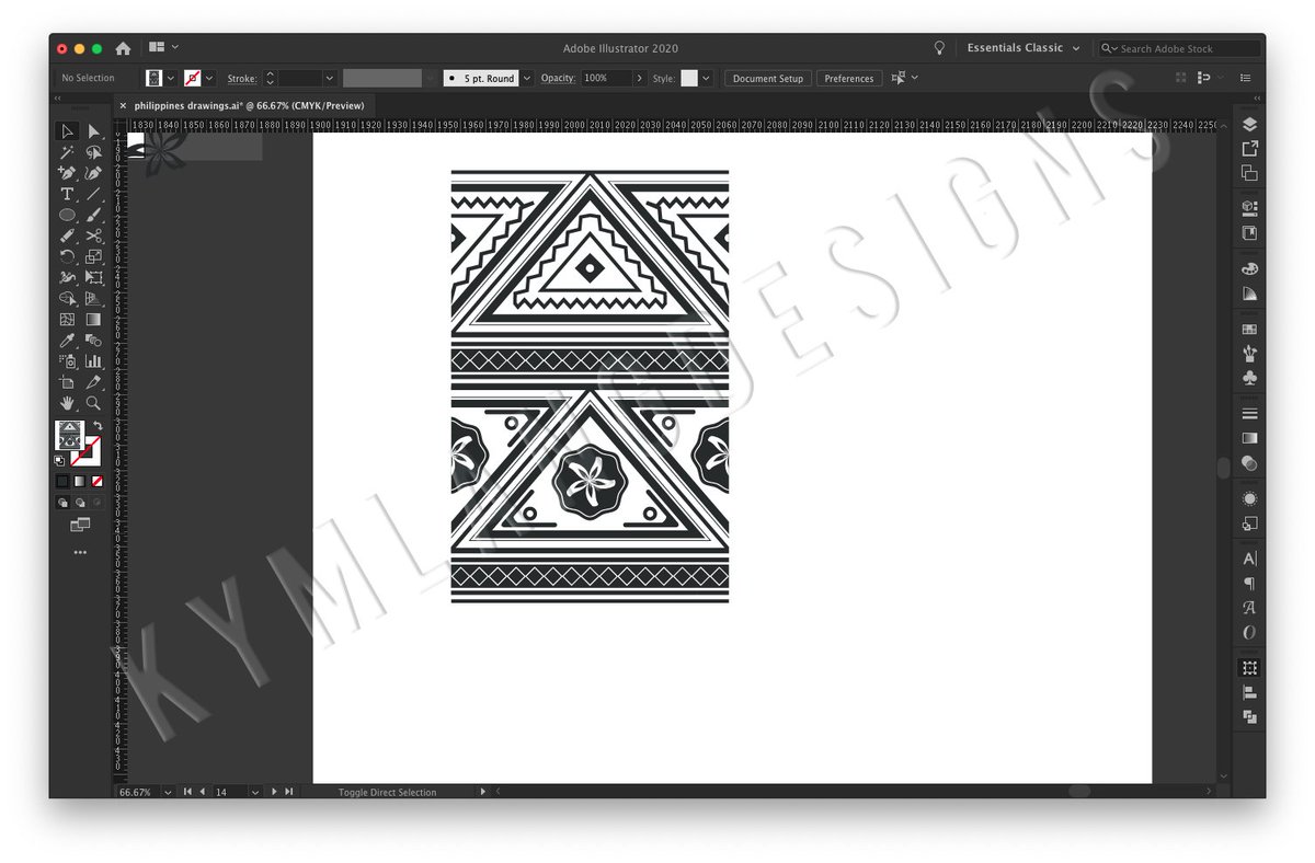 kym_lang's tweet photo. spent around an hour trying to create this tribal pattern... proud of myself 👏😅 https://t.co/P6NDGCmvLZ