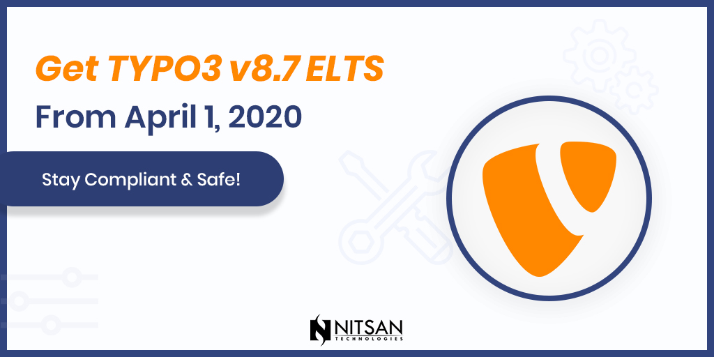 Interfece_Ring's tweet photo. 🤔Is your #TYPO3 v8.7 website support running out?
Here is the solution: When long-term support comes to an end, TYPO3 #GmbH offers Extended Long Term Support (ELTS) for a further 3 years, at a reasonable price.
👉Read more here: https://t.co/sjoZsLJTxQ
#TYPO3Agentur #NITSAN https://t.co/3XMyk4ft6w