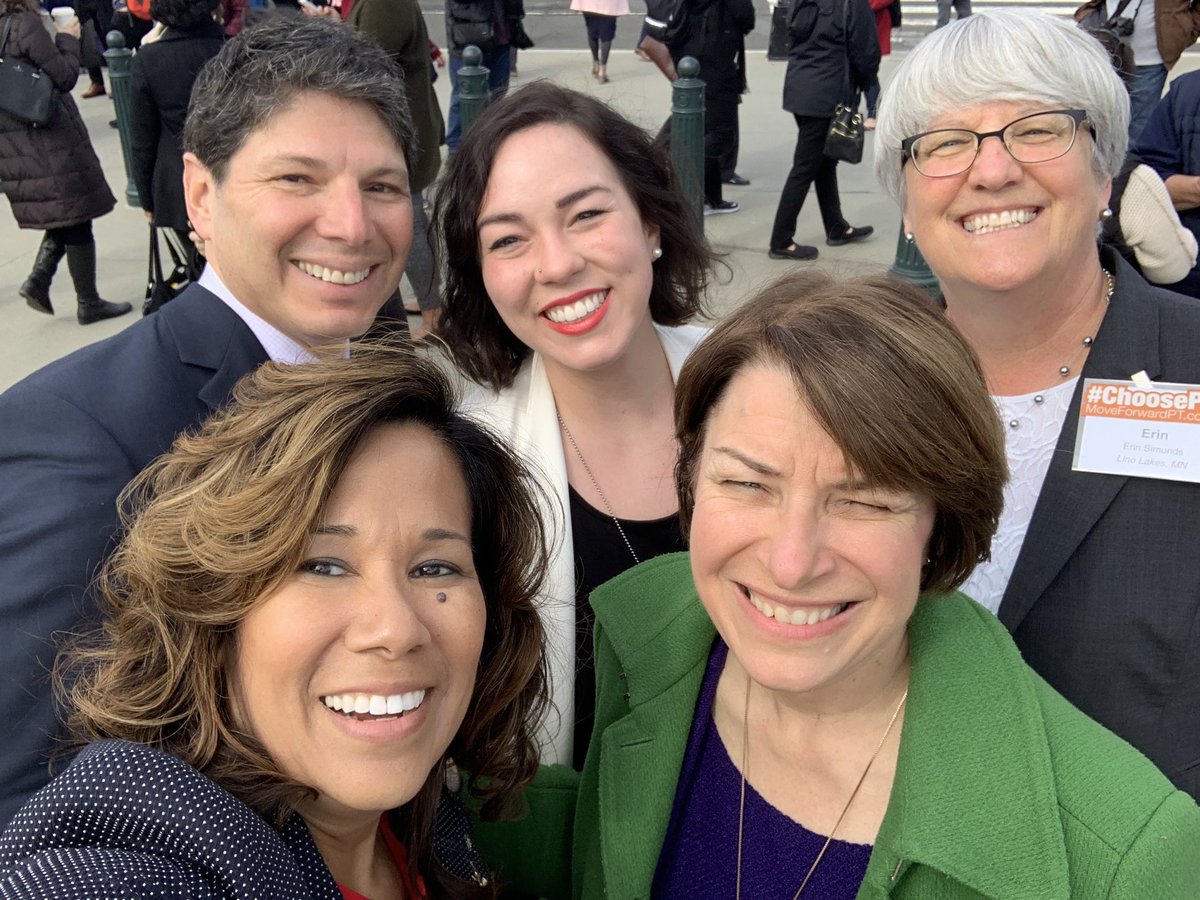 LiveYourLife_PT's tweet photo. Virtual #APTAFAF continues! @MNAPTA members including myself, @MatthewMesibov Erin Simunds& @HollyClynch met w/ Tommy Wolfe,LA 4 @SenAmyKlobuchar .We appreciate your co-sponsorship of CONNECT4Health Act&support of efforts2help w/ Medicare cuts https://t.co/QwbHoHq7ir