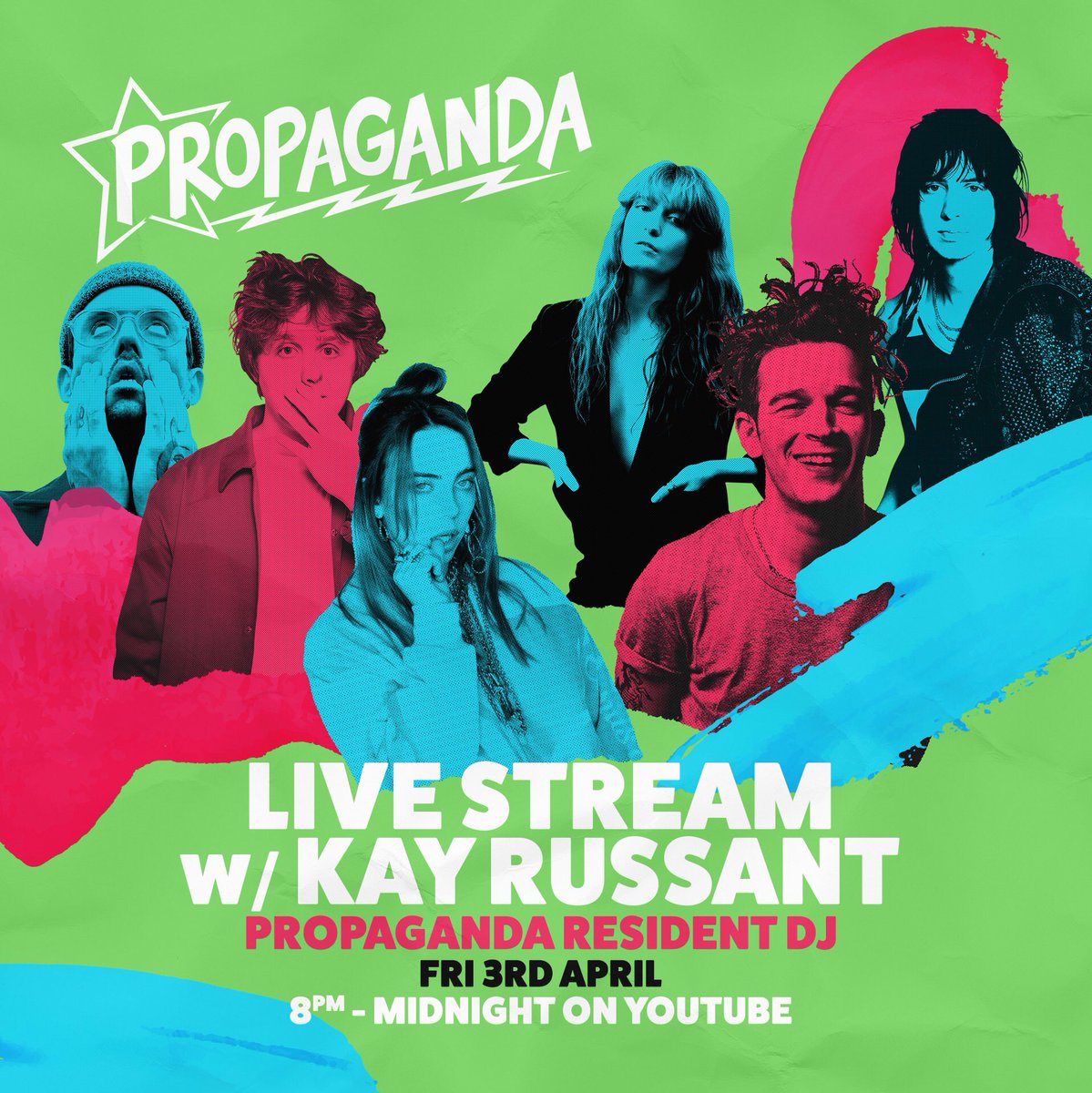 Our second YouTube livestream is just around the corner! Resident DJ, <a href="/krussant/">Kayleigh Russant</a> will be bringing you all the best indie/alternative bangers tomorrow night from 8pm until midnight!  
We'll go live here, Friday 8pm >> youtu.be/coiVEBCo8-Y