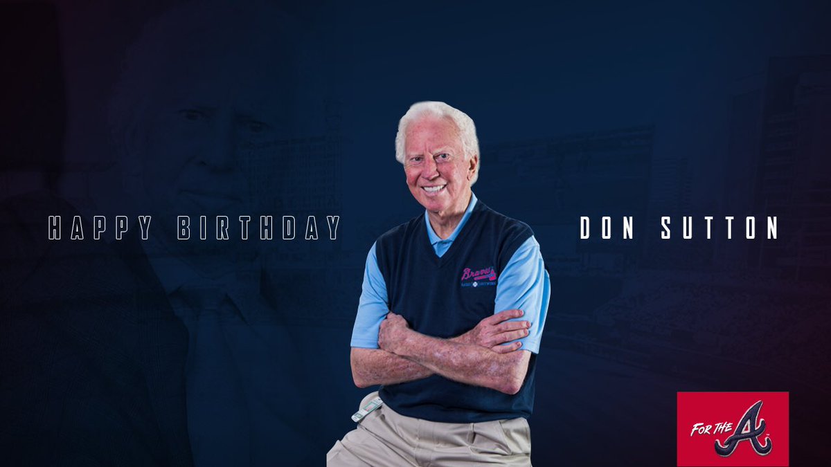 Braves's tweet image. Happy Birthday to Hall of Famer Don Sutton! 🎂