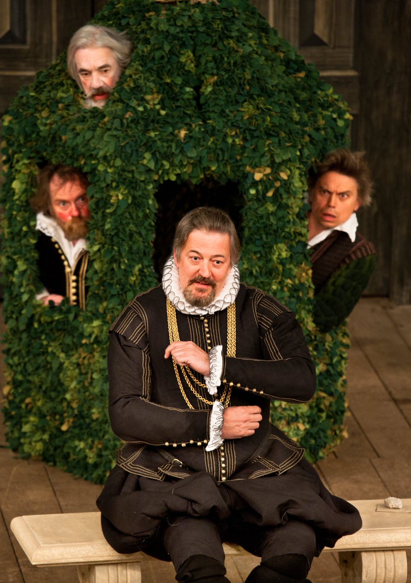 Be not afraid of greatness. Some are born great, some achieve greatness, and some have greatness thrust upon 'em.The wonderful Stephen Fry as Malvolio in our 2012  #TwelfthNight.