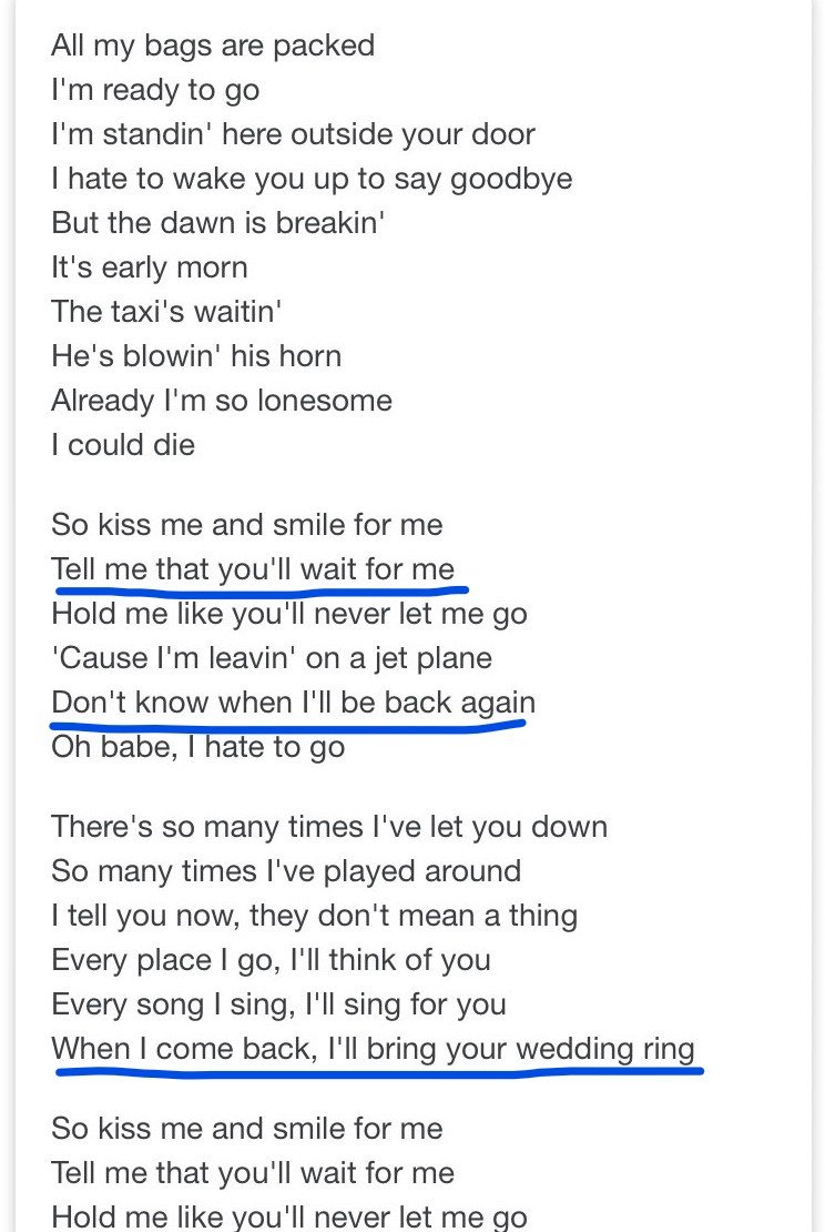 Adam´s song choice about what Kylo would be singing