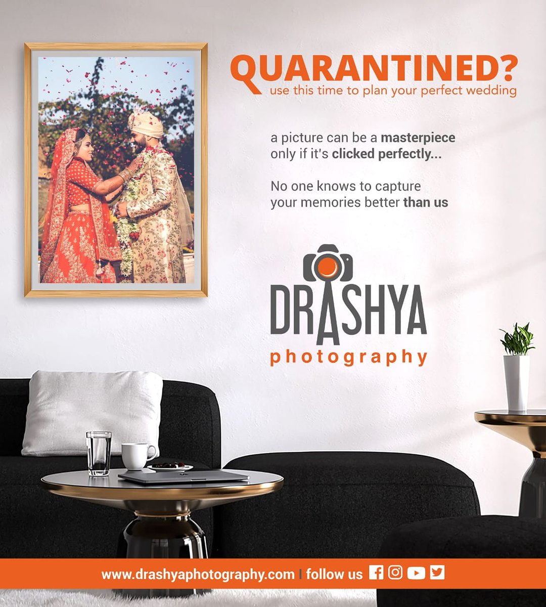 DrashyaPhoto's tweet photo. Your wedding is one of the most important days of your life and you need a good photographer who can document it all and not miss the small details.

#quarantine #planyourwedding #shaadisaga #wedmegood #wedding #besafe #beathome @drashya_photography https://t.co/uSjkzBeStH