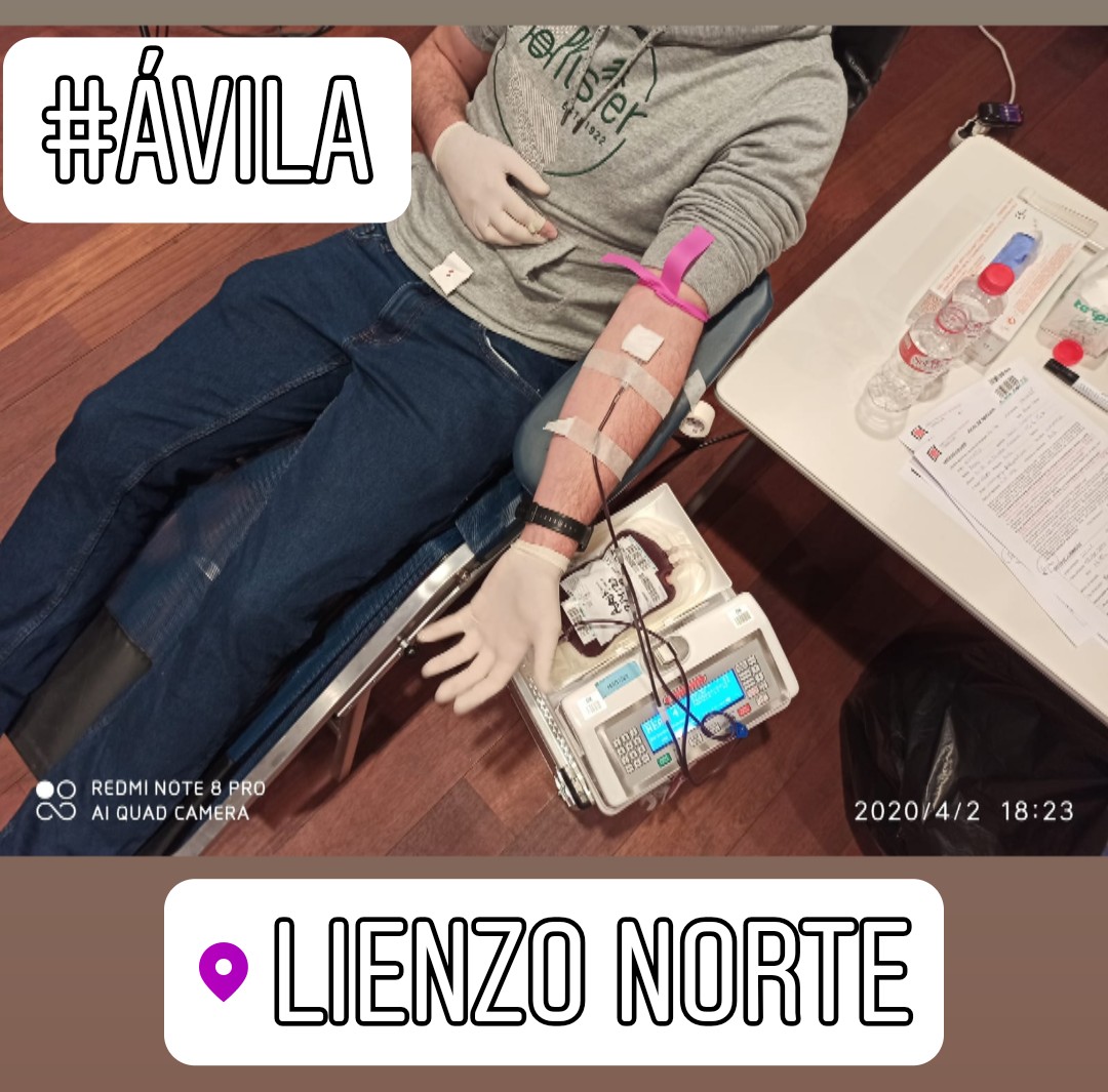 Donar sangre es dar mucho amor, se necesita que las personas donen, por favor todas las personas que podáis. Estaran hoy en el lienzo Norte asta las 21horas