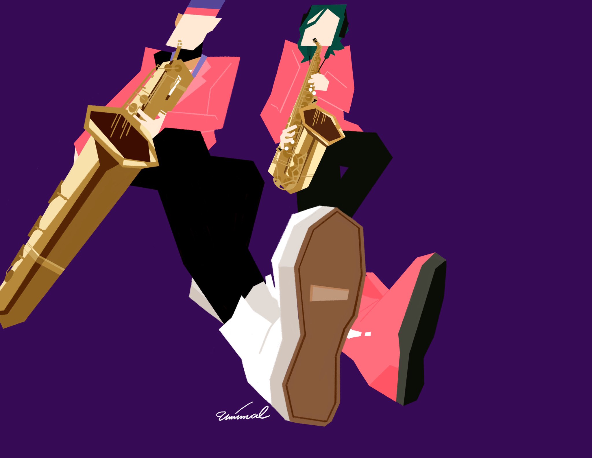 Umimal うみまる 2saxy バリトンサックス奏者のleo P アルトサックス奏者のgrace Kelly こんな吹き方する人初めて観たってくらいの衝撃がある めちゃめちゃかっこいい 最高に元気をもらえる演奏なのでぜひyoutubeで観てほしい おすすめ動画 T