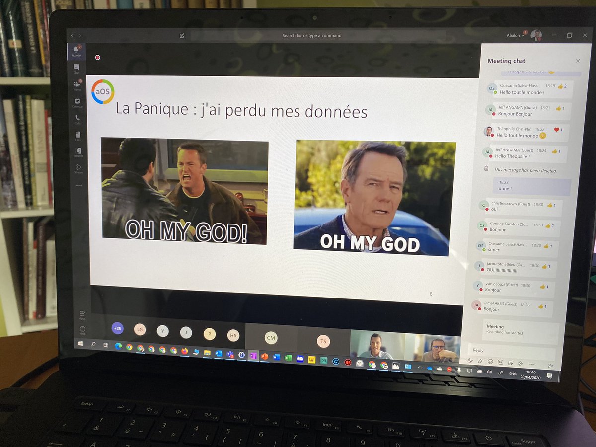 patricg's tweet image. C’est #aOSOnline ce soir ! Avec @jeffangama @nico_bonnet

Sauvegarde #Office365