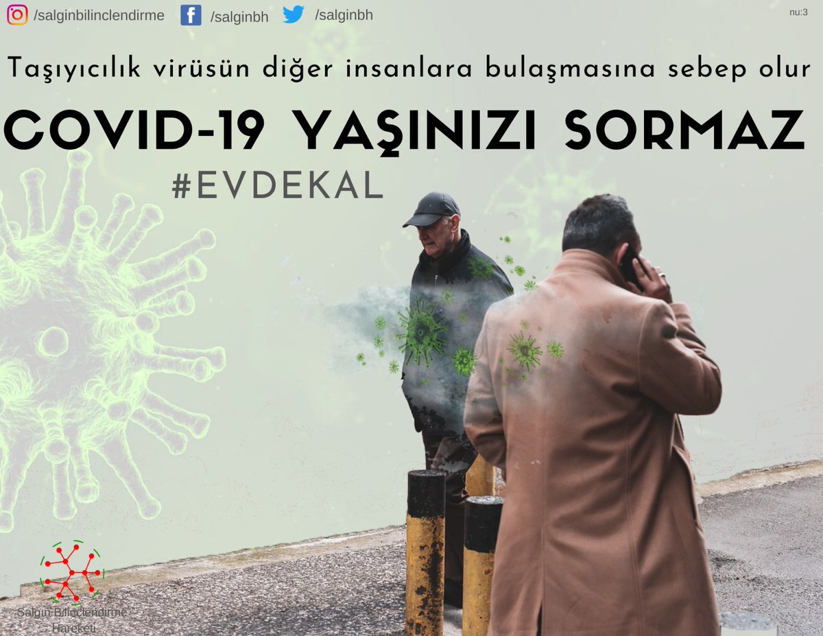 •Korona alacağınız tedbirlerden daha güçlü değildir•
#TedbirAl 
#EvdeKal
#EvdeKalTürkiye
#HayatEveSığar 
#EvdeHayatVar
#Covid_19 
#BirlikteBasaracagiz
<a href="/tdvincesuerkek/">TDV İncesu Erkek Öğrenci Yurdu</a> 
<a href="/saglikbakanligi/">T.C. Sağlık Bakanlığı</a>
<a href="/drfahrettinkoca/">Dr. Fahrettin Koca</a> 
<a href="/tdvyurtlar/">Türkiye Diyanet Vakfı Yurtları</a> 
<a href="/DiyanetVakfi/">Türkiye Diyanet Vakfı</a>
<a href="/kizilay/">Türk Kızılay</a>
<a href="/trthaber/">TRT HABER</a> 
<a href="/anadoluajansi/">Anadolu Ajansı</a>