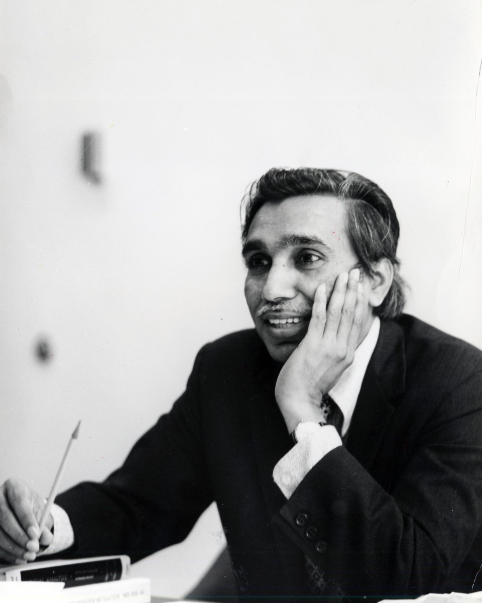 SOM_Design's tweet photo. We’re throwing it back to the man without whom skyscrapers as we know them would not be possible—the late Fazlur Khan, who would have celebrated his 91st birthday tomorrow (April 3). https://t.co/1h4eWFtDd0
