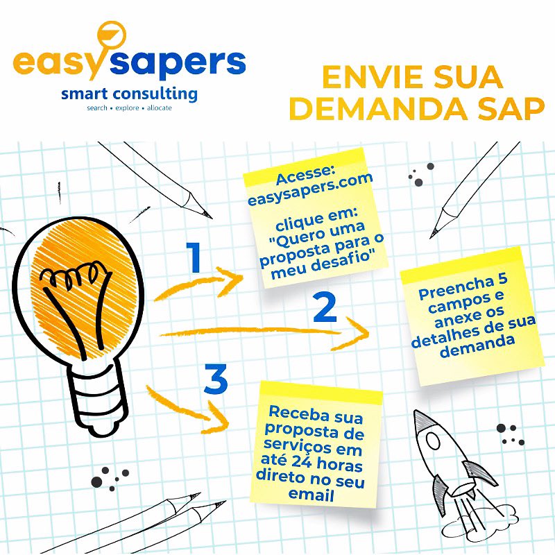 easysapers's tweet photo. Seus projetos críticos não podem parar! Envie sua demanda e receba em 24 horas uma proposta de serviços! Fale conosco para conhecer nossos cases! #DigitalServices #Remoto 
#Digital #MenorCusto 
#remotework #digitalplatform 
#agile #sapexpert 
#businesschallenge 
#suporteRemotoSAP https://t.co/EDX2O37fRO