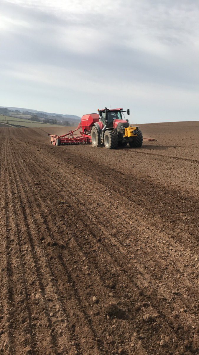 AdamSutcliffe5's tweet photo. Spring Drilling 2020 is complete. Both beans and barley off to a good start @CaseIH_UK_IRE @HORSCHUK https://t.co/PqqMDJtzYy