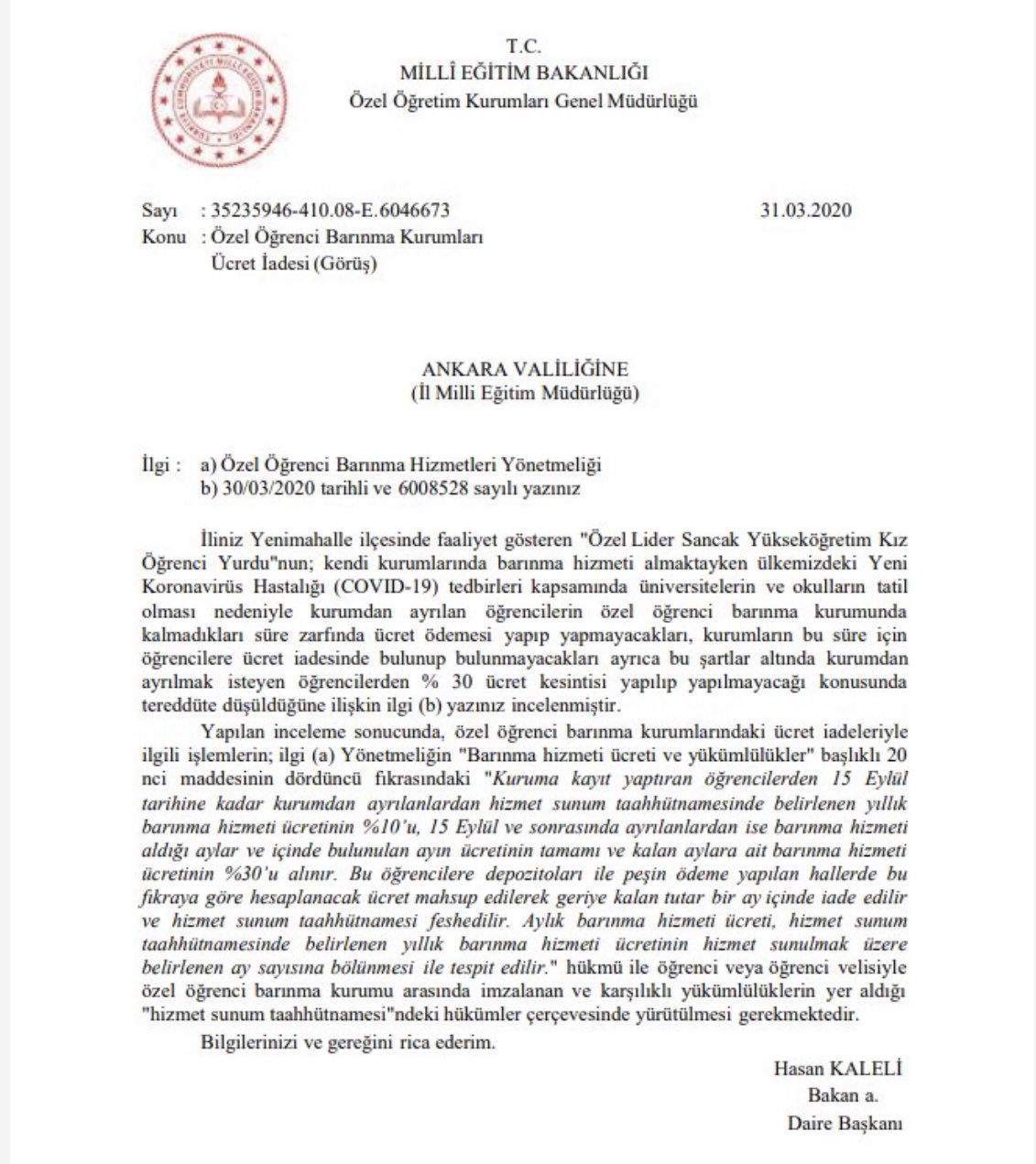 unibilgi net on twitter ozel yurtlar konusunda meb yazi paylasmis gec gordum kalmadiginiz aylara ait toplam ucretin 30 unu odeyeceksiniz arkadaslar meb in ozel ogrenci barinma kurumlari ucret iadesi konulu yazida bu sekilde belirtilmis https