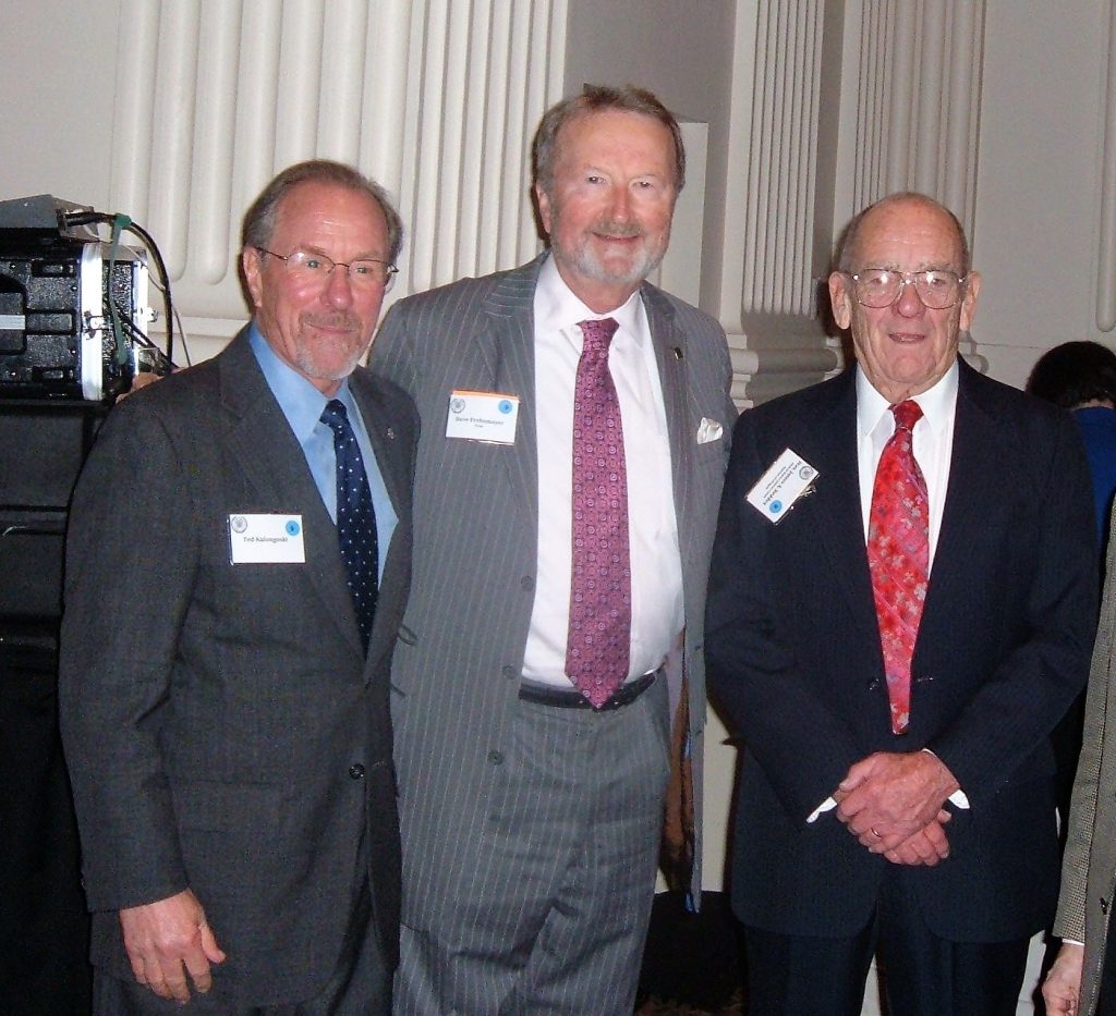 USDCHS's tweet photo. It is with great sadness we note the passing of Judge James A. Redden, Senior District Court Judge for the District of Oregon. More about Judge Redden at the link. Photo of three former OR AGs Ted Kulongoski, Dave Frohnmayer and Judge Redden in 2012. https://t.co/DrQGplJTBZ https://t.co/D44l8sxJac