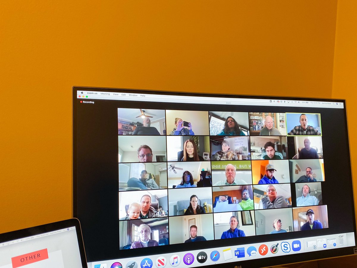 CSM_Group's tweet image. We may not be able to be in the office together, but we’re still keeping in touch. Shout-out to the 122 people that joined our call today! 

#CSMBehindTheScenes