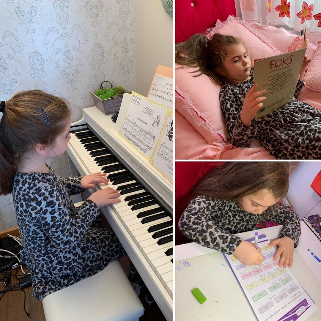 1/A Sınıfından  Damla Usluer ödevlerini büyük bir sorumlulukla yerine  yerine getirdikten  sonra piyano çalarak #evdesanat# çagrisina katilim sağliyor.<a href="/nilcicek/">Nil Çiçek</a> <a href="/CengizMAN1/">Cengiz ŞİŞMAN</a> @recepsuekinci <a href="/AhmetDonmez_/">Ahmet Dönmez</a>