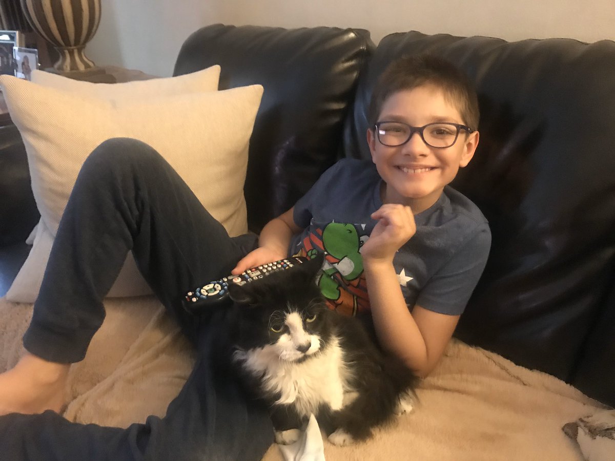 Mrs. D'Angelo (@mrsdangelo_ics) on Twitter photo Marco and his cat are taking a break <a href="/icschool_online/">Immaculate Conception School</a> #TakeYourPettoSchoolThursday Marco and his cat are taking a break <a href="/icschool_online/">Immaculate Conception School</a> #TakeYourPettoSchoolThursday