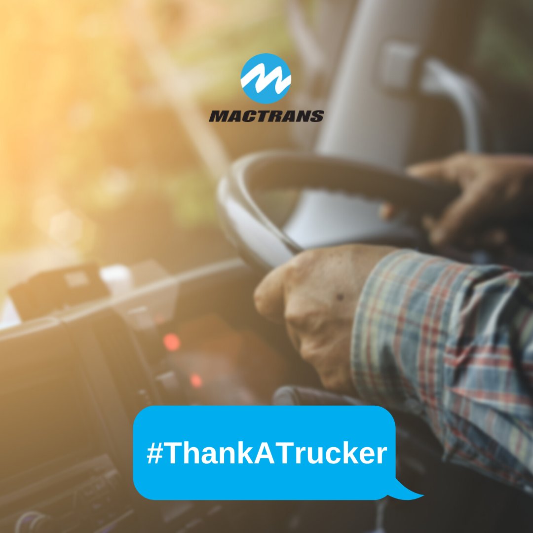 We wanted to take a moment to send out a heartfelt thank you to all the incredible truckers who have been working around the clock to ensure supply chain demands are readily met. #ThankATrucker