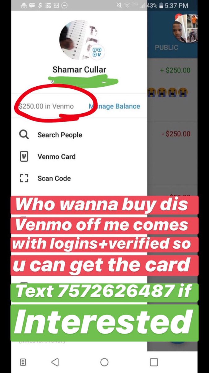 BanksGotMethods's tweet photo. SELLING VENMO ACC 💰#venmo https://t.co/KQfvWwqk78