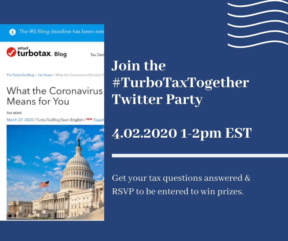This #TurboTaxTogether Twitter Chat is sponsored by <a href="/turbotax/">Intuit TurboTax</a> and our Tweets for the next hour are part of that sponsorship. RSVP: bit.ly/TurboTaxTogeth…  #ad