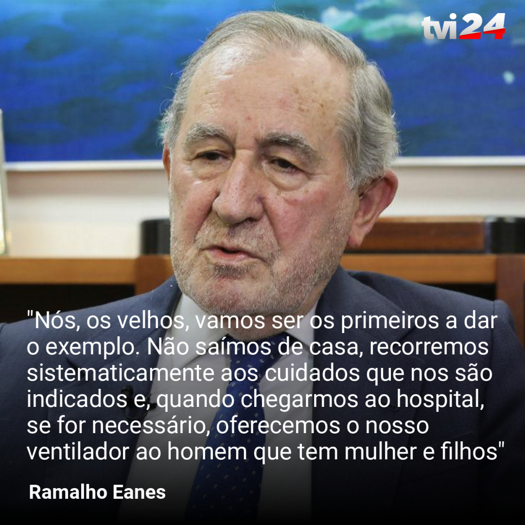 tviultimas's tweet photo. O ex-Presidente da República Ramalho Eanes, aos 85 anos, passou uma mensagem dura, mas reveladora da necessidade de sentido de responsabilidade e de uma forte solidariedade intergeracional.
#eanes #ramalhoeanes #covid19 #covid19PT https://t.co/HhcUAgV8Yn