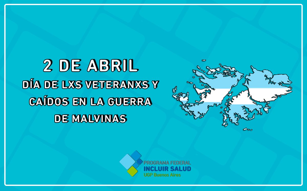 Este 2 de abril rememoramos a nuestrxs veteranxs de la guerra de Malvinas e insistimos con el proceso de Memoria, Verdad y Justicia por nuestros caídos. #LasMalvinasSonArgentinas