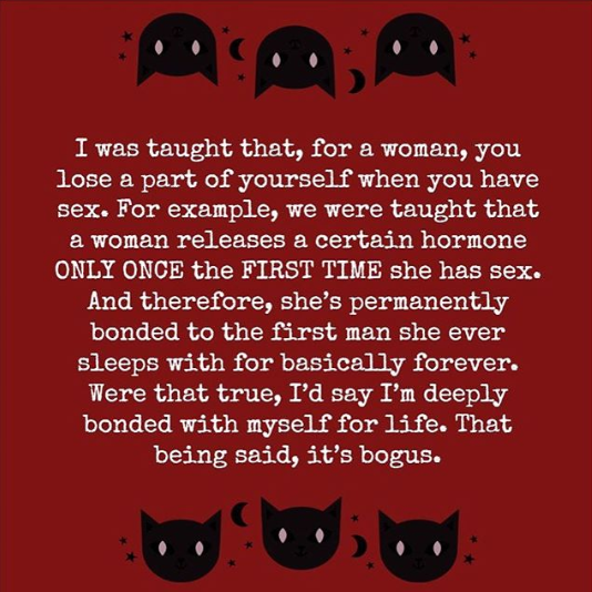 ProjectWgs's tweet photo. A little sex ed horror story for your timeline! When an individual has sex, no special hormone is released that bonds you to that person for life. There is no scientific data to prove that! The only chemical your body releases during sex are the pleasurable kind.😉 #spookysexed https://t.co/ctIpYb3tOy