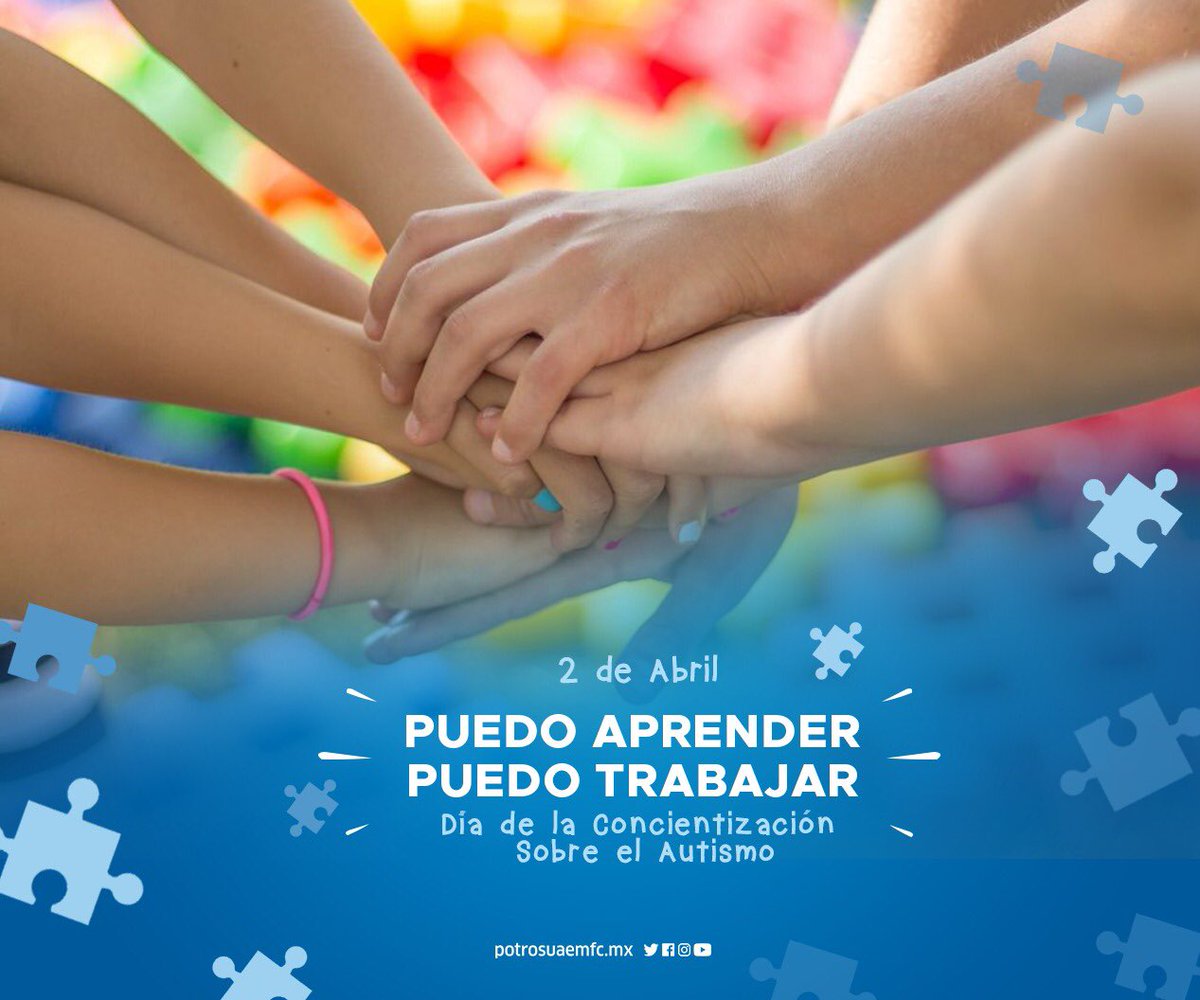 No son un mundo aparte, son parte de nuestro mundo. Hagamos su vida más fácil tomando conciencia del #autismo 🔵👧🏽🧒🏻👦🏼👩🏻🔵 #UnidosSomosIndomables👊🏼