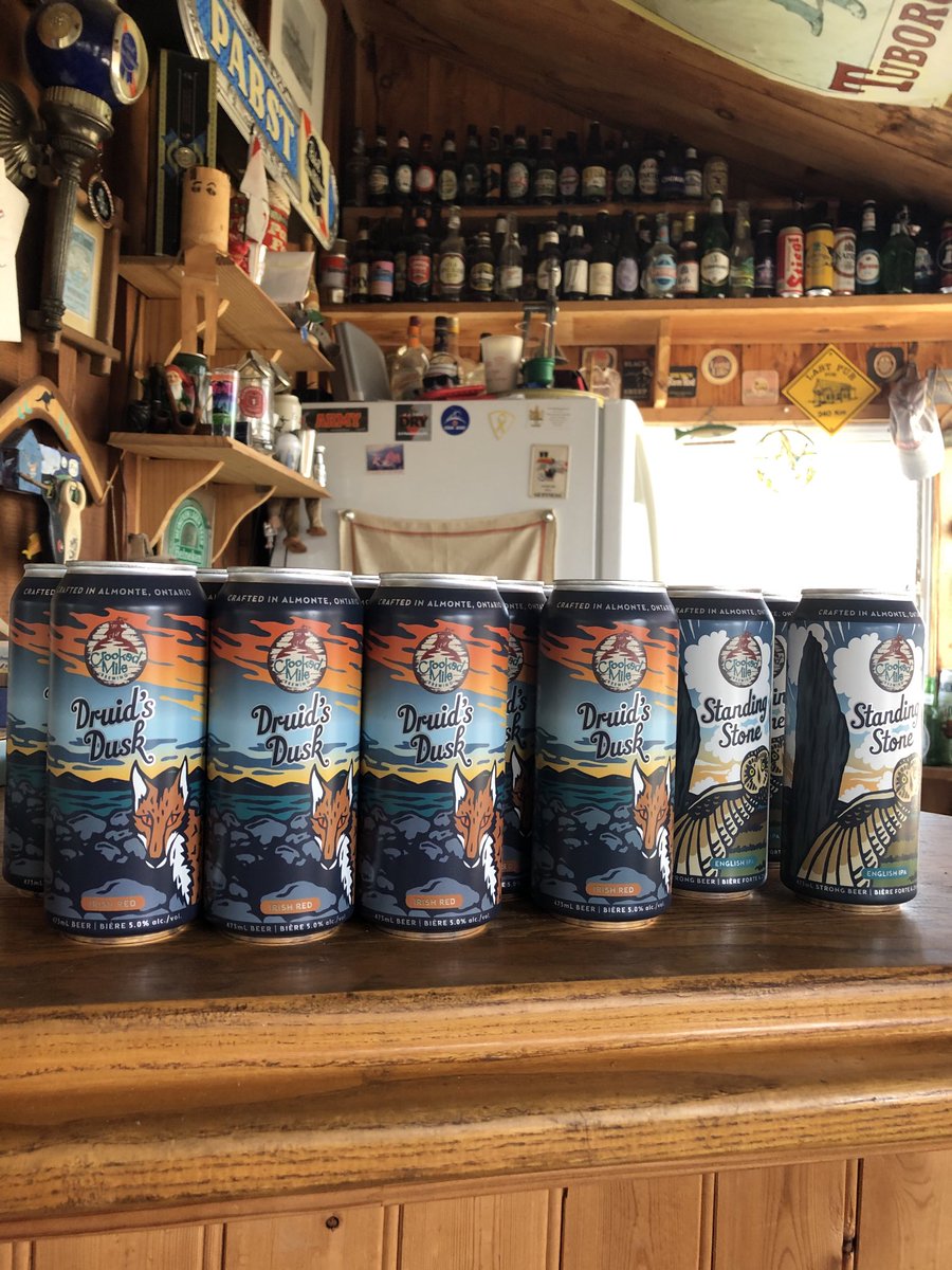 Thanks Almonte’s  ⁦@CrookedMileBeer⁩ for the early weekend shipment #buylocal #craftbeer