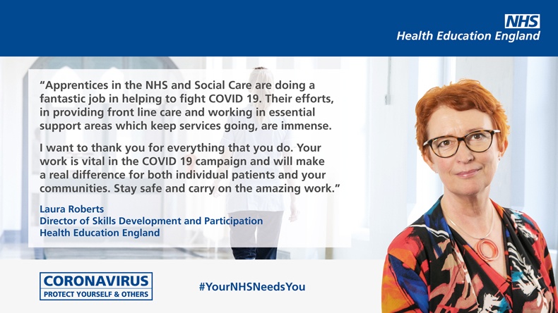 Our amazing NHS #apprentices are already helping in the fight against #COVID19 #OurNHSPeople #YourNHSneedsYou