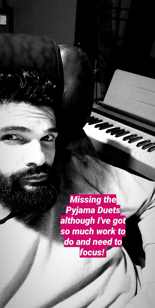 mike_massy's tweet photo. Missing the #PyjamaDuets although, I've so much to do and I need to focus!
Hope you guys are being productive!? ๐ค
#GoingCrazy https://t.co/VWAvZwk2Fc
