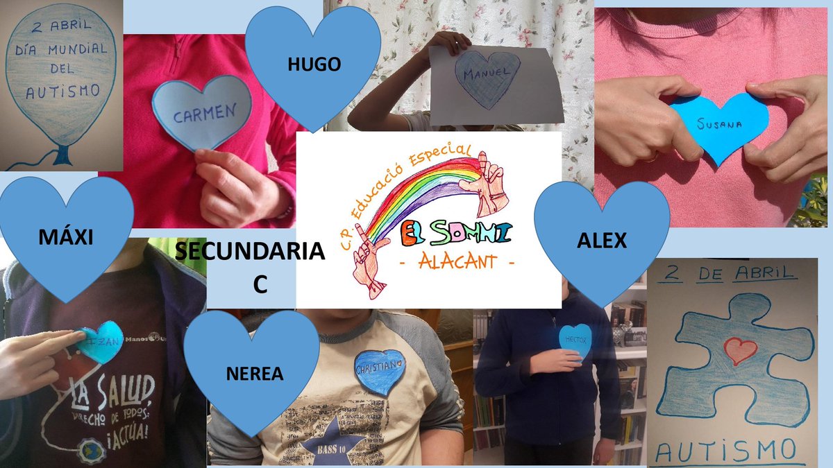 ceeElSomni's tweet photo. El aula SECUNDARIA C también han dedicado hoy una actividad #DiaMundialConcienciacionAutismo Felicidades chicos por vuestro trabajo! https://t.co/xZaSqUmg5v