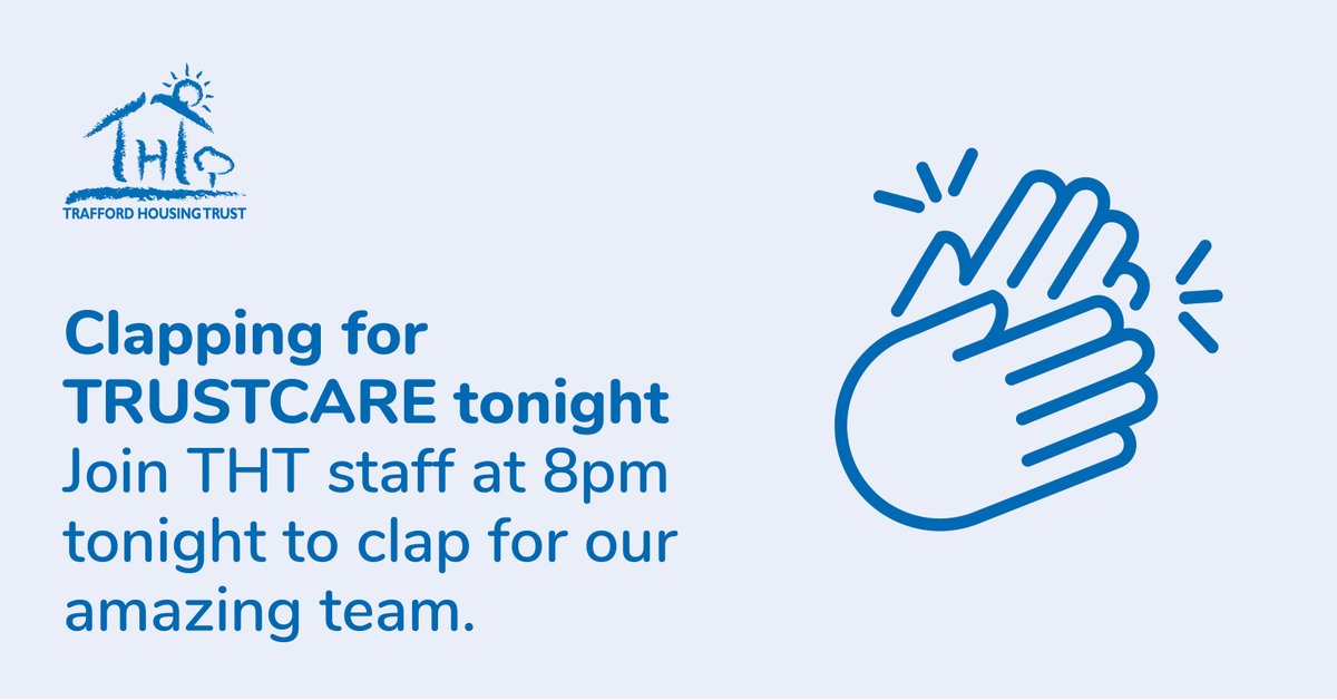 Larry_Gold's tweet photo. THT would like to say a huge thank you to everyone working in the NHS as well as our TrustCare family and emergency services that are helping keep families safe in these extremely difficult times.  

#StayHomeSaveLives #ClapforNHS #clapforourcarers #ClapforTrustCare https://t.co/dwMSRqtVfs
