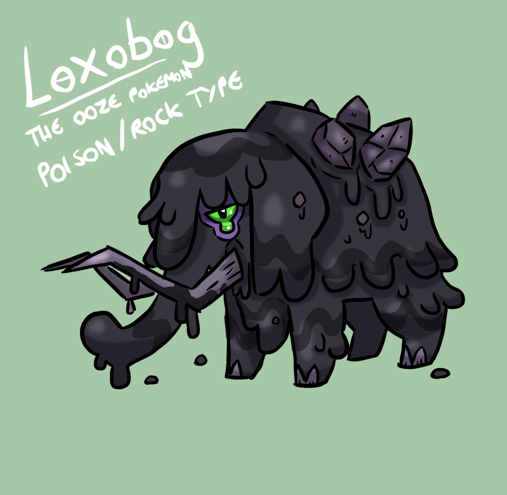 Ah-lee-breon can you guess why I named it that? #bdsp #fakemon #eeve
