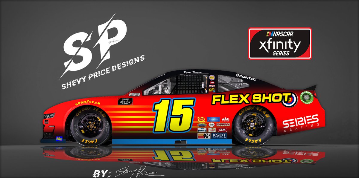 S_PRICE_DESIGNS's tweet photo. 2020 @RyanVargas_23 @GetFlexSeal Flex Shot paint scheme concepts. @JDMotorsports01 @NASCAR #NASCAR #Racing #motorsports #design #chevy #camaro #PaintScheme #ThursdayVibes #racecar #sports #FlexShot #FlexSeal #flex #seal #shot #sealer #RyanVargas #JDmotorsports #XfinitySeries https://t.co/e7UwzGXBfw