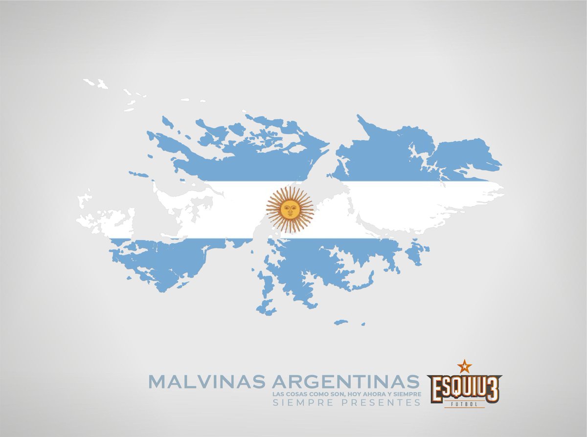 Esquiu3's tweet photo. 🇦🇷 ¡Fueron, son y serán Argentinas!
Nuestro mayor respeto para los ex combatientes que han defendido nuestra soberanía y los que se quedaron allí a defenderlas. https://t.co/hI2PiEFEXN