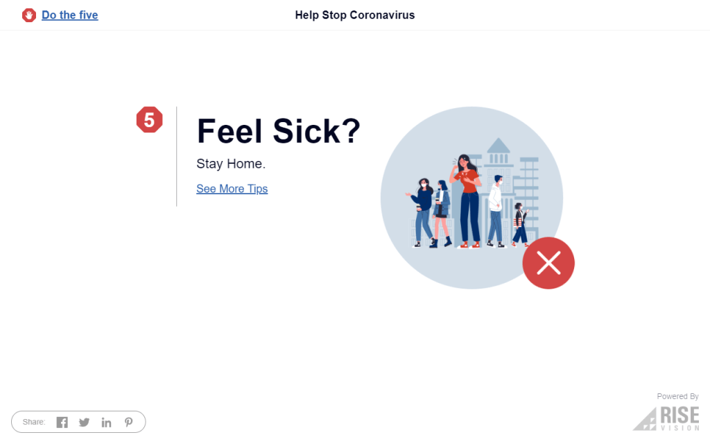 sixteennine's tweet photo. .@RiseVision Develops Free Chrome Browser Extension For #Coronavirus Safety Tips #digitalsignage #AVtweeps https://t.co/twGWFyUF3U https://t.co/nO23wpdLTI