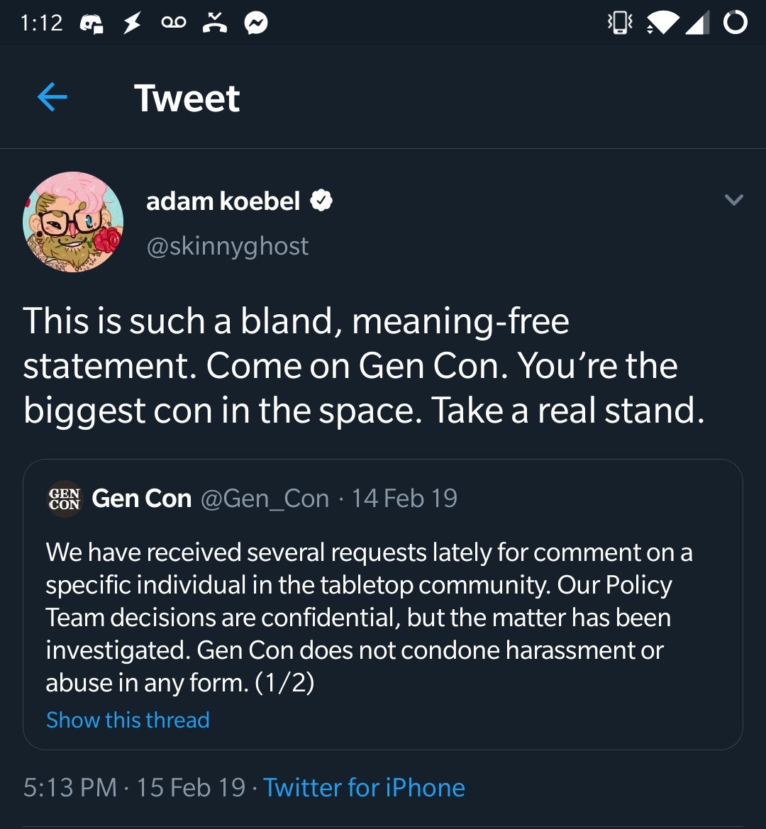 Adam clearly understands that safety is important and that folx should be held accountable. He just needs to take responsibility for his actions with a genuine apology. With an acknowledgement, wide-scale, of what he's done wrong.