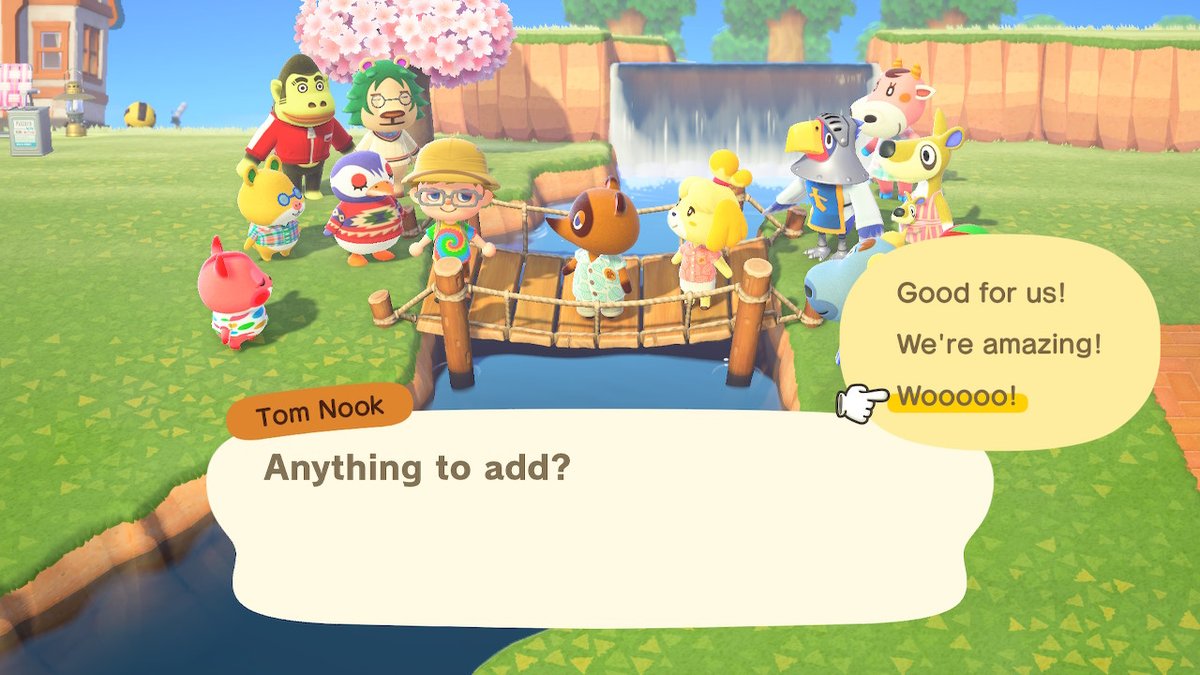 FERANATOR's tweet photo. New bridge, I no longer need a vaulting pole! #AnimalCrossing #ACNH #NintendoSwitch https://t.co/6lwQPDG4at