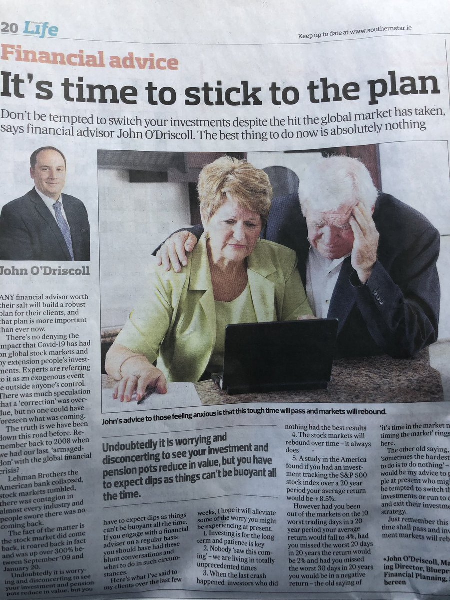 My article about investing in today’s <a href="/SouthernStarIRL/">The Southern Star</a> newspaper.