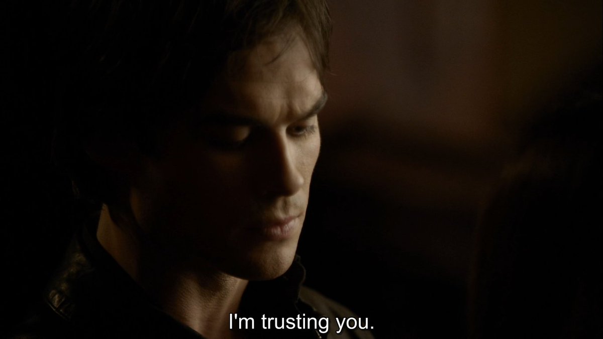 Damon deserved SO much better, fuck y'all. Elena barely understands shit about him. I love him your honour :(