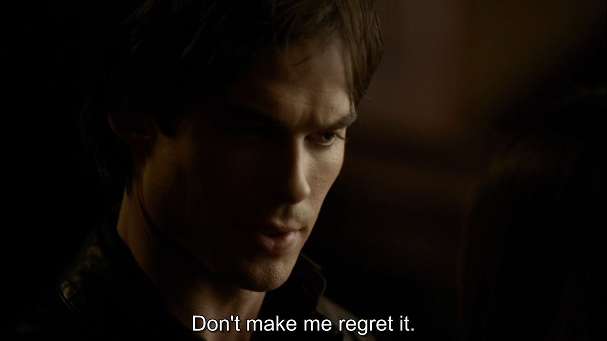 Damon deserved SO much better, fuck y'all. Elena barely understands shit about him. I love him your honour :(