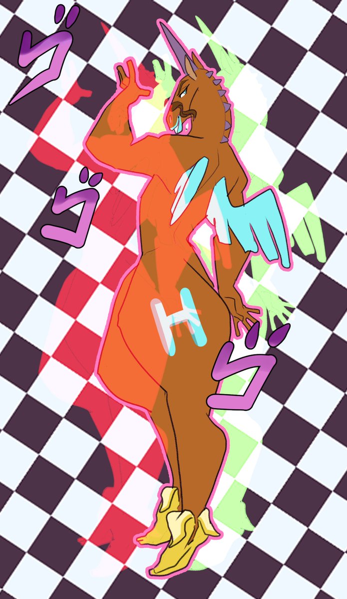CastielFlores's tweet photo. #deviantart #AprilFools  related 
"You thought it was someone else - but it is I Hoofs! 
#DioBrando #JOJOsBizzareAdventure 
See it HERE - https://t.co/HrV33ix8jK

*can't believe how proud I am of this XD* https://t.co/WLR0A7hs6S