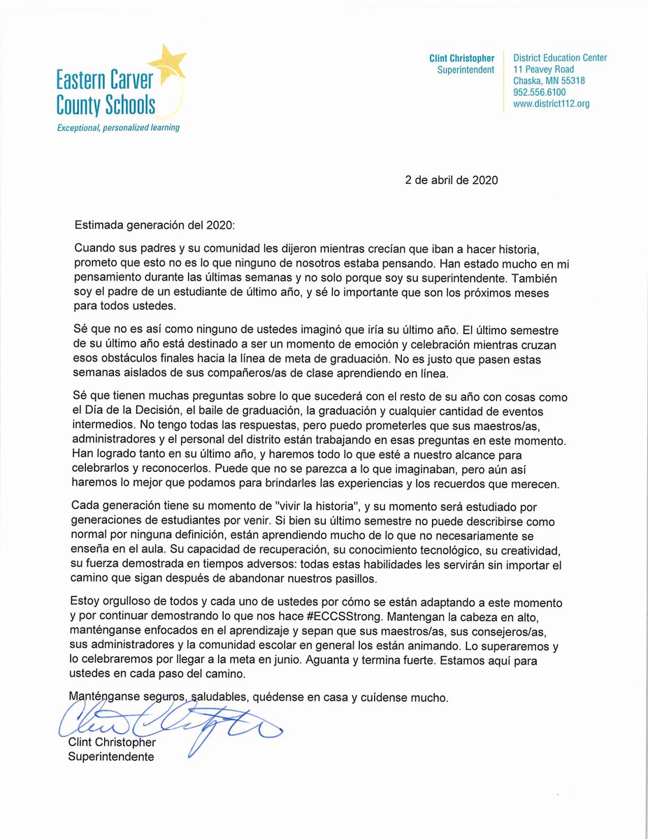 E Carver Co Schools tweet media