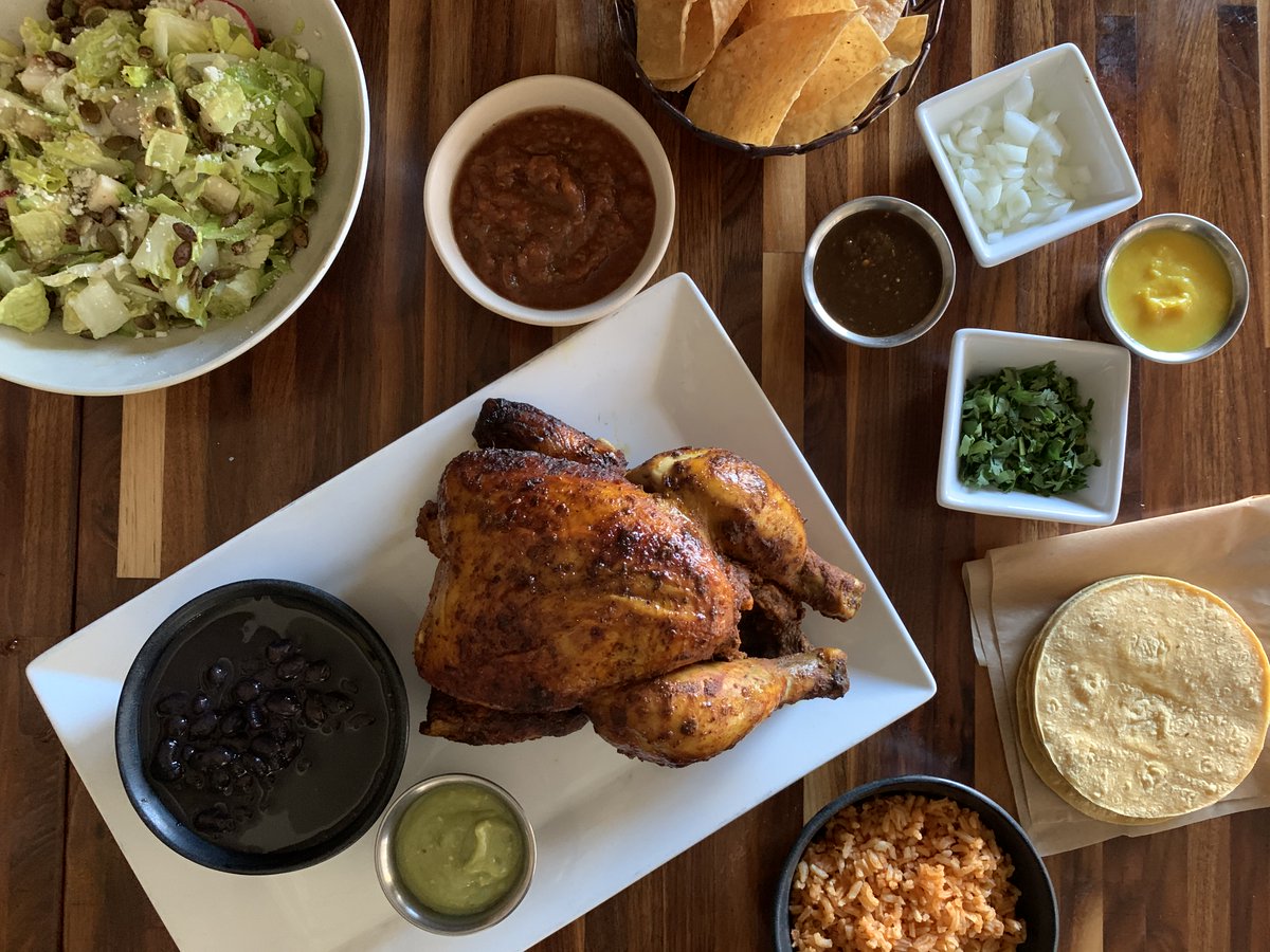 TODAY! Our Marina location is launching burritos + Tecates for lunch (11-2). And MF Chicken rotisserie birds plus all the fixin's for dinner (5-8); only $38 for all this. Go to tacolicious.com to put in your order or stop by. Don't forget the margs!