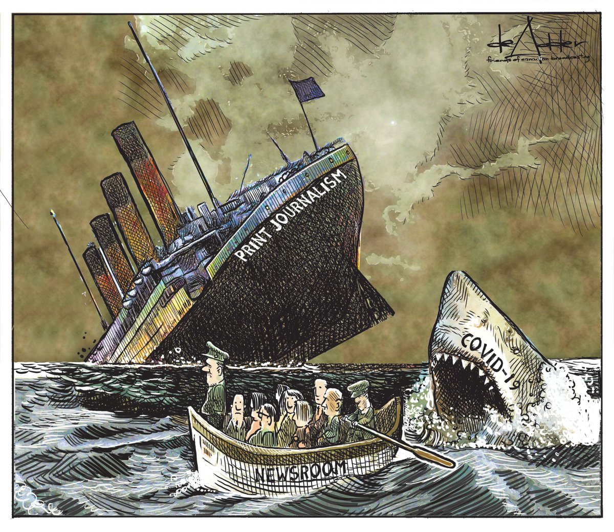 Protecting our media in the time of #COVID19 isn't a game; it's a matter life and death. #cdnmedia #COVIDCanada