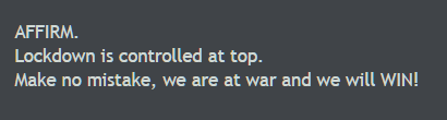 1 more in response to this statement:"I still think that the lock down as something to do with DS stoppage, on some level."