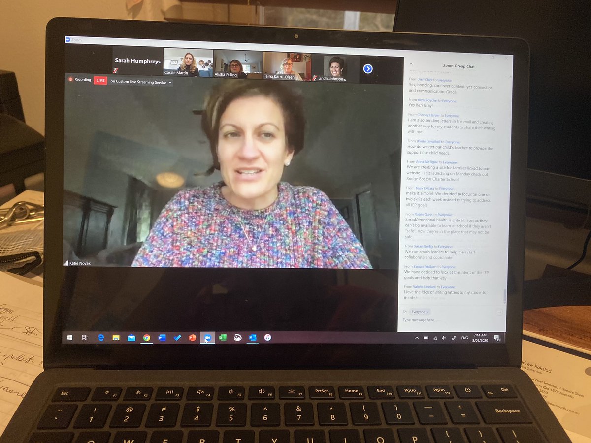 inclusiveschaus's tweet image. “Preparing for remote learning is like drinking from a fire hose” @KatieNovakUDL reminding us to prioritise learning at home over recreating a school day on line. #UDL #UDLchat