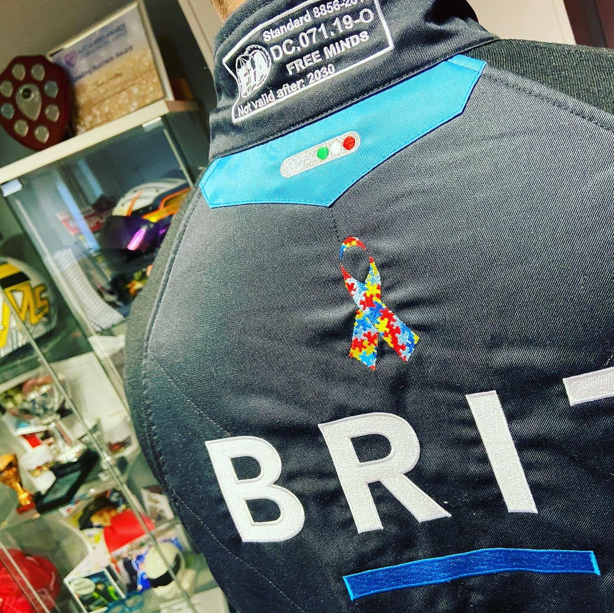 It’s Autism Awareness day so I thought it would be a good idea to share a new addition to all of <a href="/TeamBRITracing/">Team BRIT</a> race suits for 2020 

#RacingWithAutism #TeamKarting #TeamBrit #Autism #Jigsaw #Motorsport #Racing #Superpower #AutismHeros #AnnaKennedy