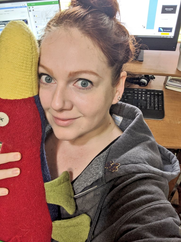 HaughtonScience's tweet image. Haven't kept up with my WFH spirit week here! Here are some photos. Tuesday was Teen Tuesday, Wednesday was Go Wild and today is Therapy Thursday! Displaying all the comfort things to help us get through these times.