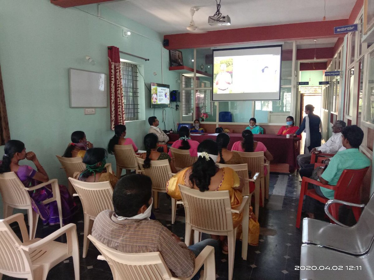 readingkafka's tweet image. Final training session for the panchayat taskforces was completed this afternoon. 
#KarnatakaFightsCorona 
#sciencebasedtraining 
#teamsontheground